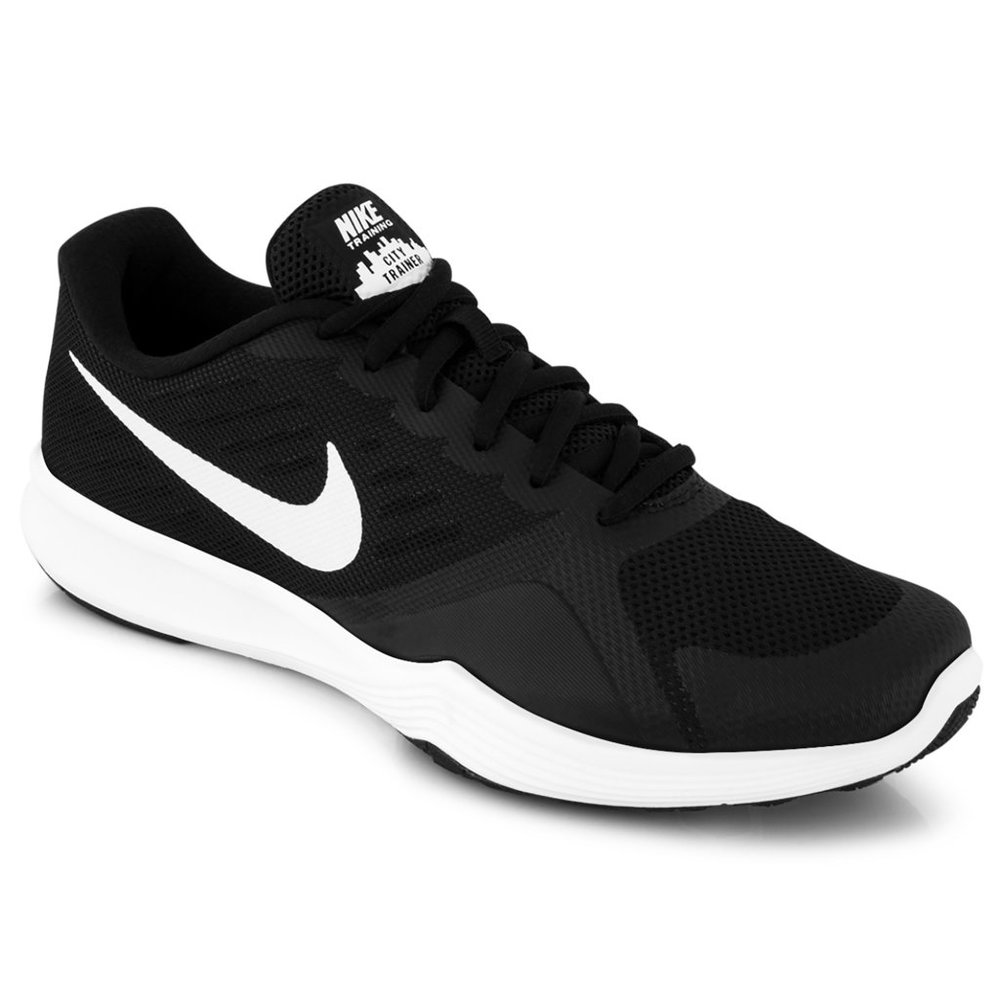 Nike City Trainer Shoe - Black/White - Size 10
